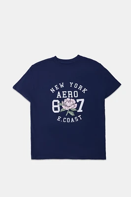 AERO New York 87 Graphic Boyfriend Tee