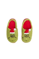 The Grinch Santa Hat Slippers