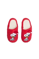 Peanuts Snoopy Santa Hat Slippers