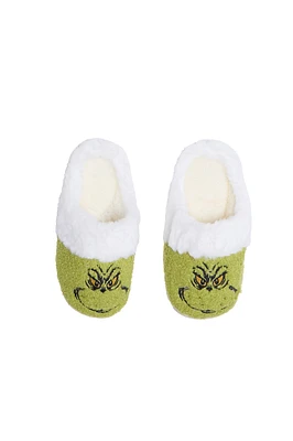 The Grinch Smirk Slippers