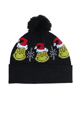 The Grinch Snowflake Pom Pom Beanie