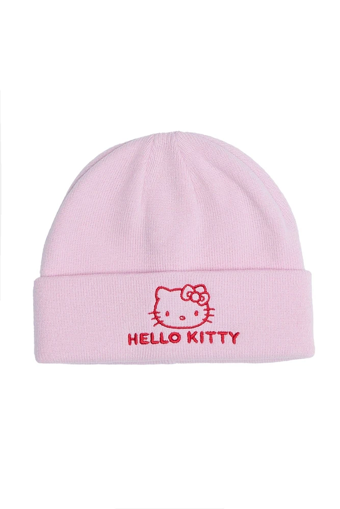 Hello Kitty Ribbed Beanie