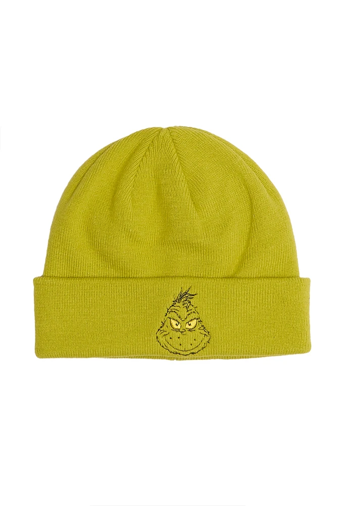 The Grinch Ribbed Beanie