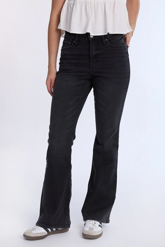 AERO High Rise Flare Jeans