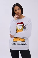 Garfield Holidays Graphic Crew Neck Sweatshirt