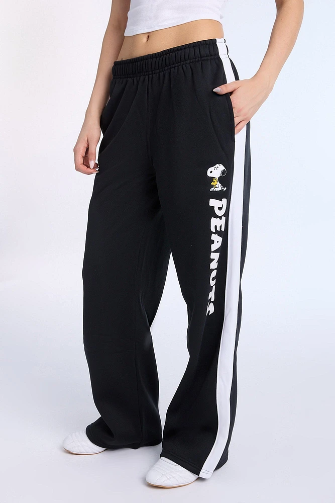 Peanuts Wide Leg Sweatpants