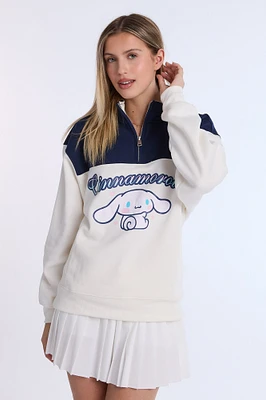 Chandail à col zippé Cinnamoroll