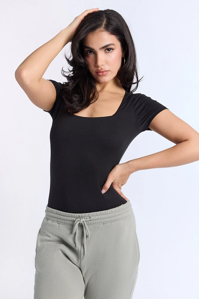 AERO Super Soft Square Neck Bodysuit