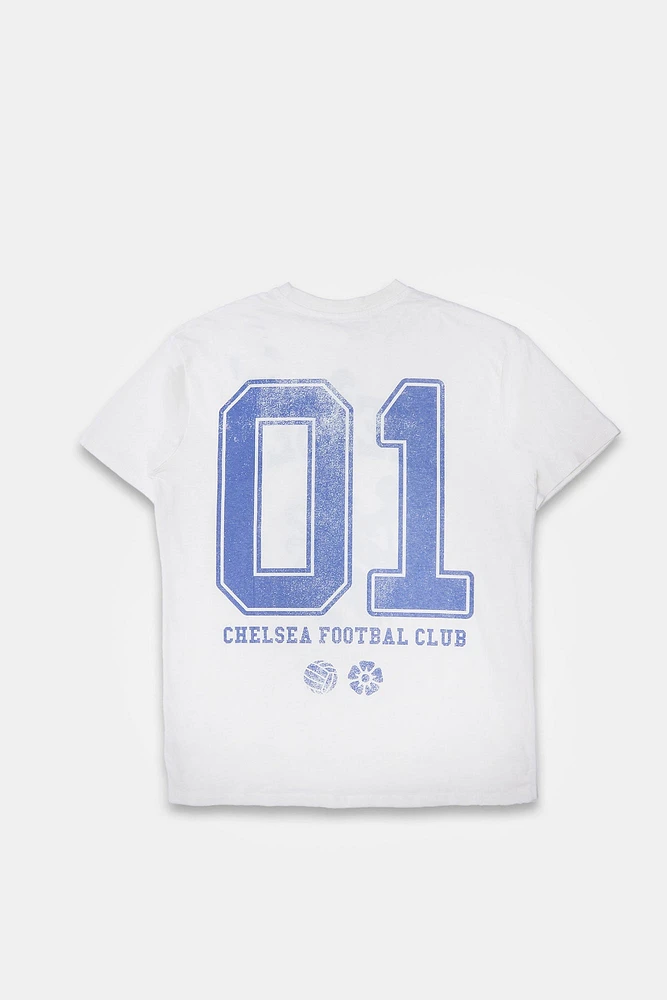 Chelsea Football Club Graphic Boyfriend Tee