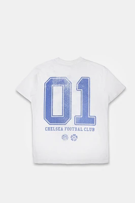 Chelsea Football Club Graphic Boyfriend Tee