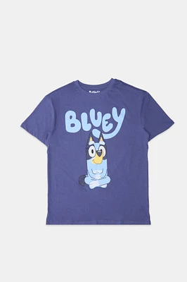 T-shirt coupe garçonne imprime? graphique Bluey