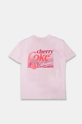 Cherry Coca-Cola Graphic Boyfriend Tee