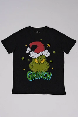 T-shirt décontracté imprimé graphique The Grinch Hat