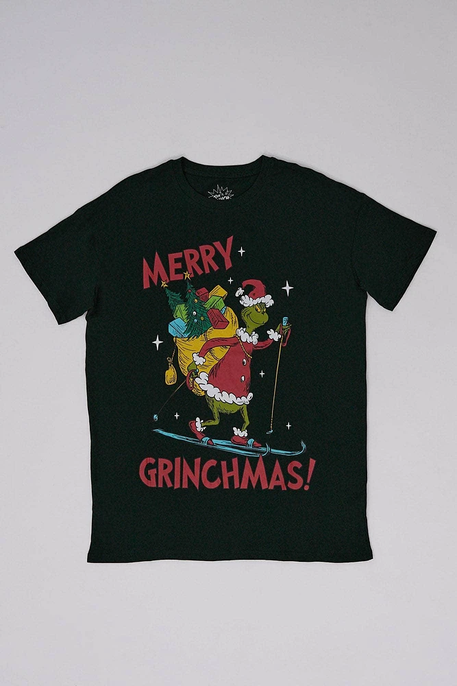 The Grinch Tree Merry Grinchmas Graphic Relaxed Tee