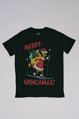 The Grinch Tree Merry Grinchmas Graphic Relaxed Tee