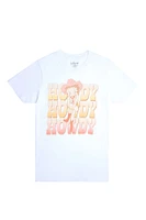 T-shirt décontracté imprimé graphique Betty Boop Howdy