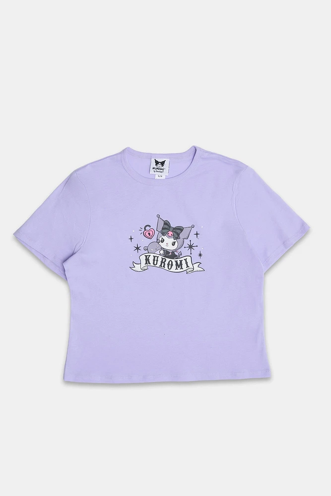 Kuromi Graphic Baby Tee