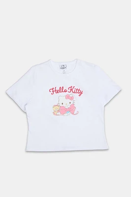 Hello Kitty Bow Graphic Baby Tee