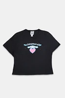 Cinnamoroll Heart Graphic Baby Tee