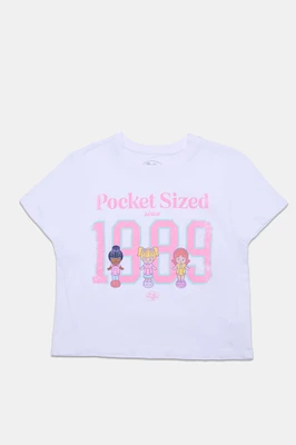 Polly Pocket Since 1989 Graphic Boxy Cropped Tee