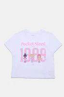 Polly Pocket Since 1989 Graphic Boxy Cropped Tee