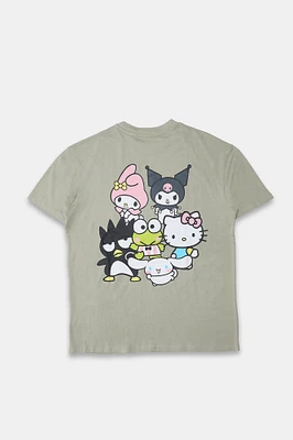 T-shirt coupe garçonne imprime? graphique Hello Kitty And Friends