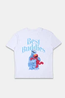 Sesame Street Best Buddies Graphic Boyfriend Tee
