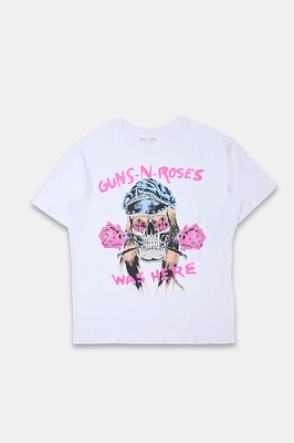 Guns N' Roses Was Here Graphic Boyfriend Tee