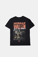 T-shirt coupe garçonne imprime? graphique Morgan Wallen