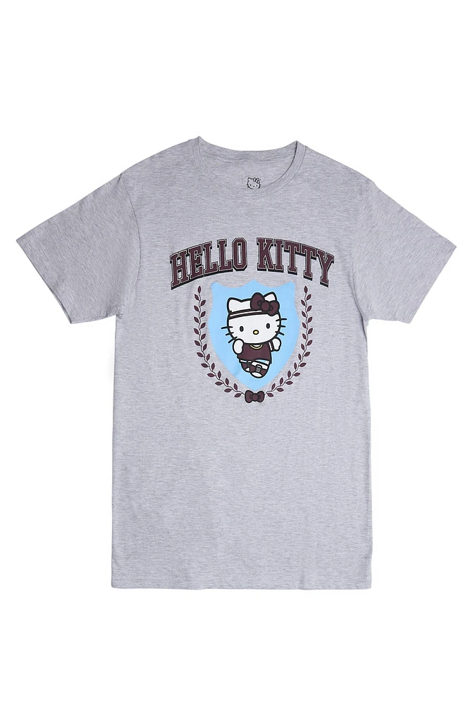 T-shirt classique imprimé graphique Hello Kitty