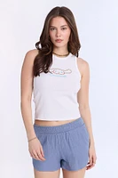 Cinnamoroll Graphic Rhinestones Tank Top