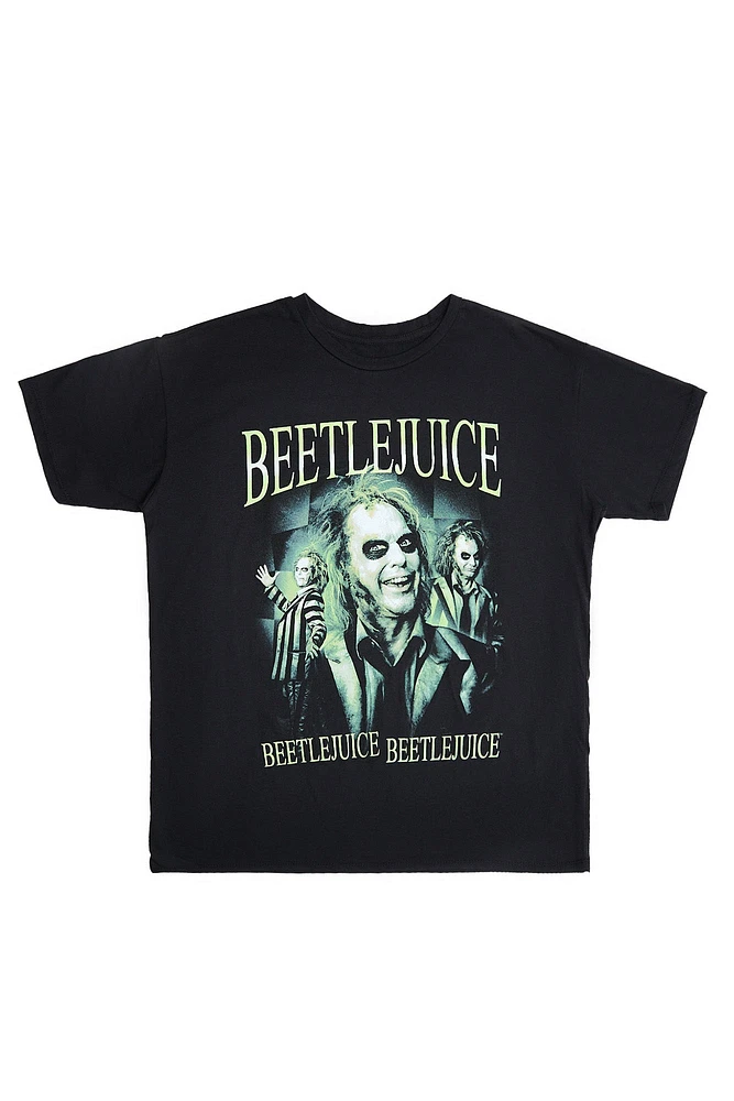 T-shirt décontracté imprimé graphique Beetlejuice