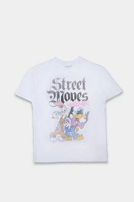 Looney Tunes Freestyle Graphic Boyfriend Tee