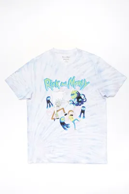 Rick And Morty Graphic Tie Dye Tee