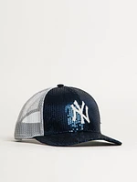 47 DAZZLE TRUCKER HAT - YANKEES