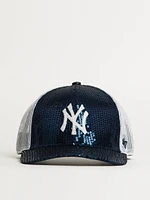 47 DAZZLE TRUCKER HAT - YANKEES