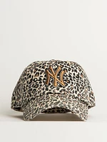 47 LISA LEOPARD CLEAN UP CAP - YANKEES