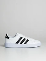 MENS ADIDAS GRAND COURT 2.0 SNEAKER - CLOUD WHITE/CORE BLACK