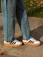 WOMENS ADIDAS VL COURT BOLD - CLOUD WHITE/CORE BLACK/WONDER BEIGE