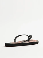 WOMENS BILLABONG DAMA BLACK OVERFLOW SANDALS