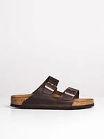 MENS BIRKENSTOCK ARIZONA OILED LEATHER HAVANA SANDALS - REGULAR FIT