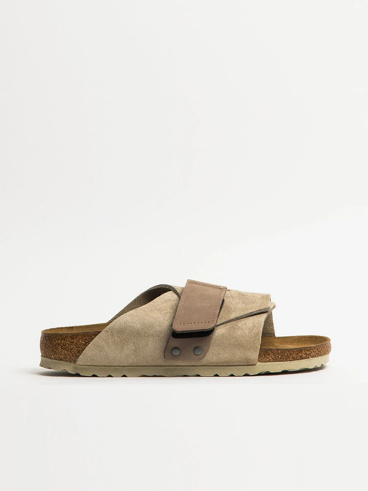 WOMENS BIRKENSTOCK KYOTO SUEDE NARROW SANDALS