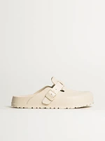 WOMENS BIRKENSTOCK BOSTON EVA CLOG - MEDIUM/NARROW EGGSHELL