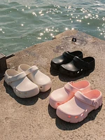 WOMENS BIRKENSTOCK BIRKI FLOW EVA CLOG - REGULAR BLACK