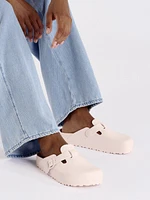 WOMENS BIRKENSTOCK BOSTON EVA CLOG - MEDIUM/NARROW LIGHT ROSE