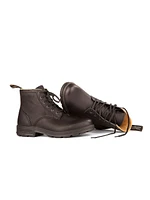 WOMENS BLUNDSTONE ORIG LTHR LINED LACE UP - BLK