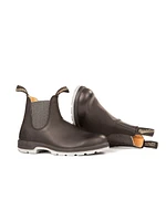 WOMENS BLUNDSTONE LTHR LINED - BLACK W/GREY SOLE