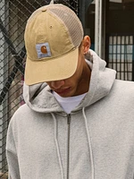 CARHARTT ODESSA MESH TRUCKER HAT - KHAKI - CLEARANCE