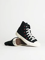 WOMENS CONVERSE CHUCK TAYLOR ALL-STARS HI SNEAKER - CHERRY