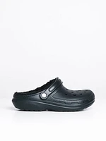 WOMENS CROCS CLASSIC LINED CLOGS